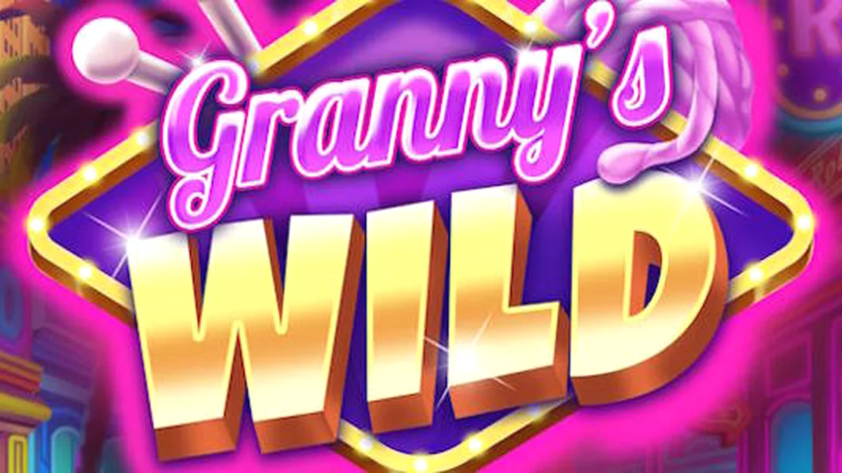 Granny’s Wild slot machine interface com vovó animada